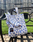 Canvas Bag With Pouch - Porcelain