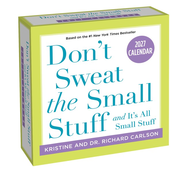 Don't Sweat The Small Stuff Box Calendar 2027