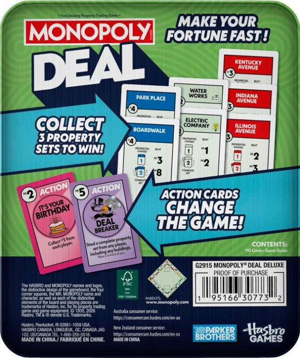 Monopoly Deal Tin