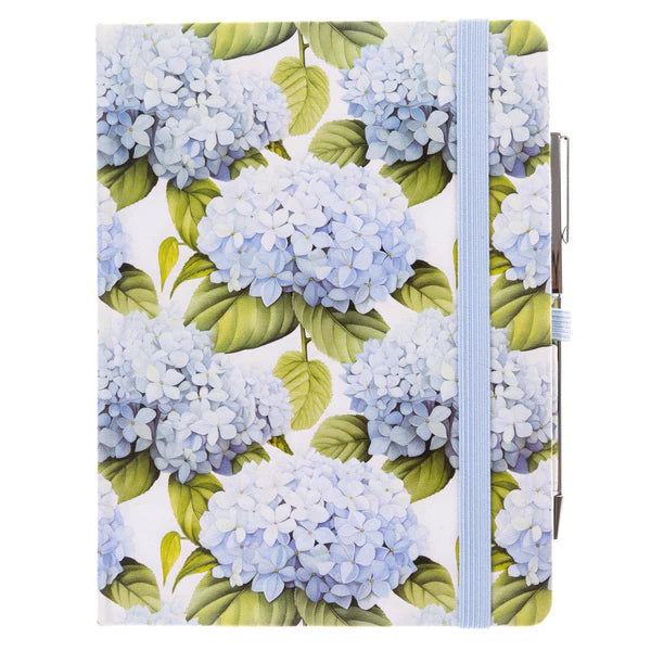 Hortensia Fabric-Bound Journal with Pen  | Bookazine HK