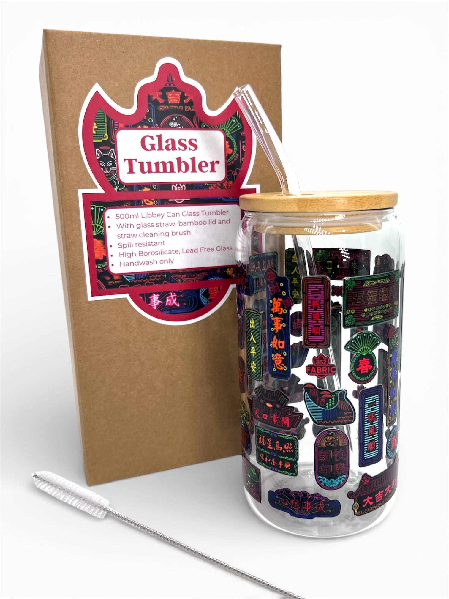Neon Signs Glass Tumbler | Bookazine HK
