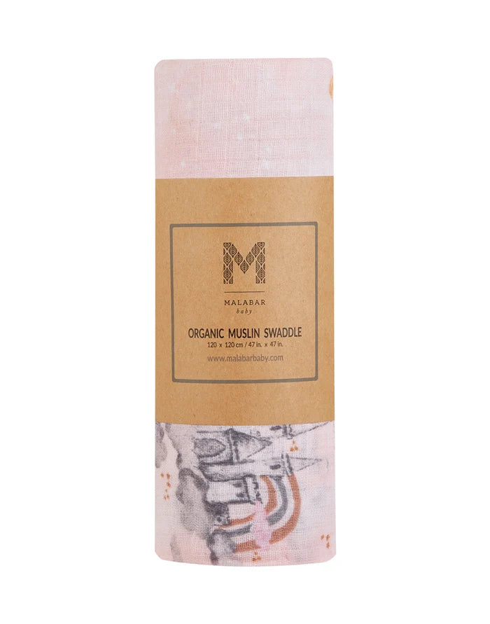 Castle Organic Muslin Swaddle Blanket | Bookazine HK