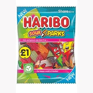 Haribo Sour Sparks 154G | Bookazine HK