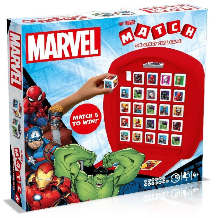 Marvel Top Trumps Match - The Crazy Cube Game | Bookazine HK