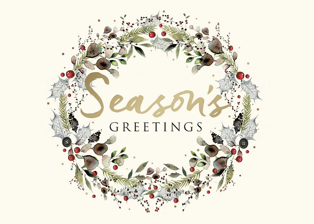 Seasons Greetings Boxed Note Cards Pack of 14 | Bookazine HK