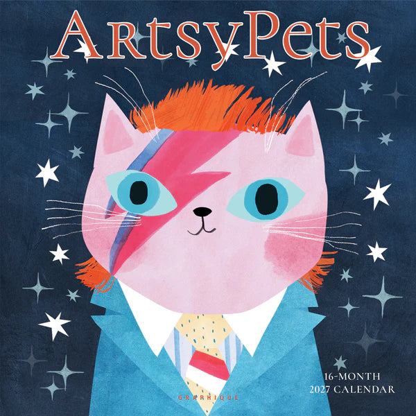 Artsypets Wall Calendar 2027