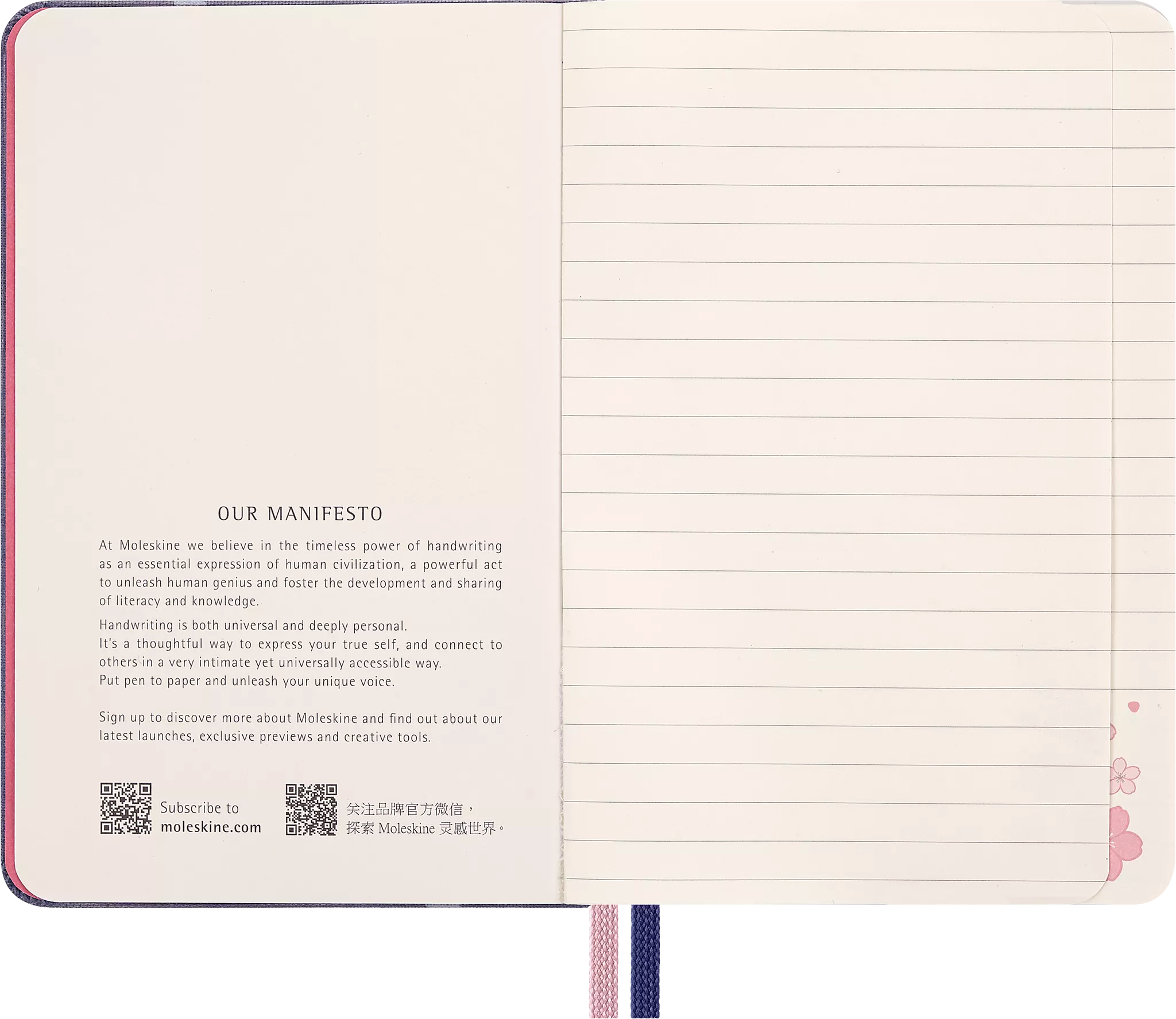 Moleskine Limited Edition Pocket Sakura Ruled Notebook