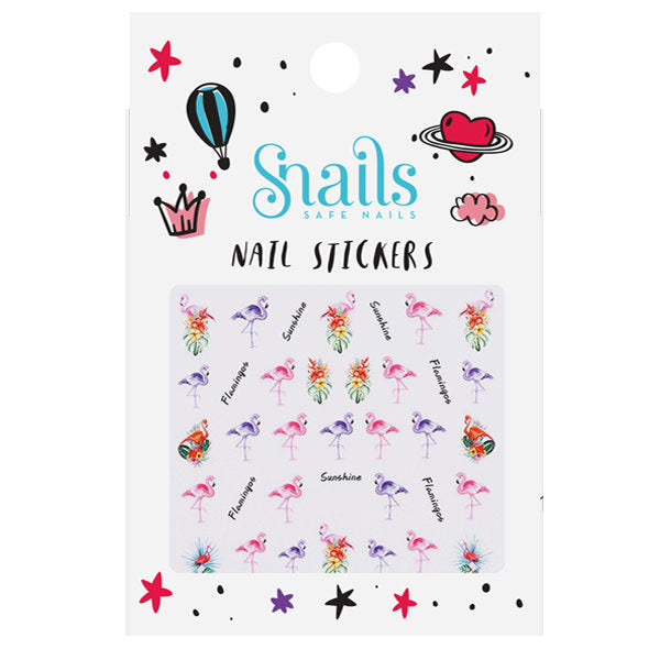 flamingo-nail-stickers