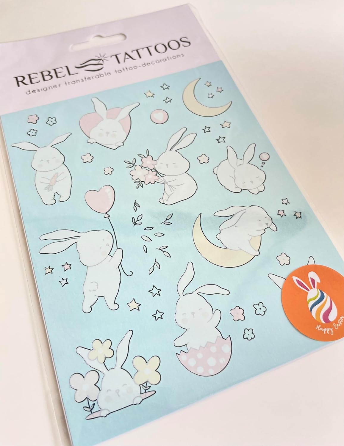 Funny Bunny Temporary Tattoo For Kids | Bookazine HK