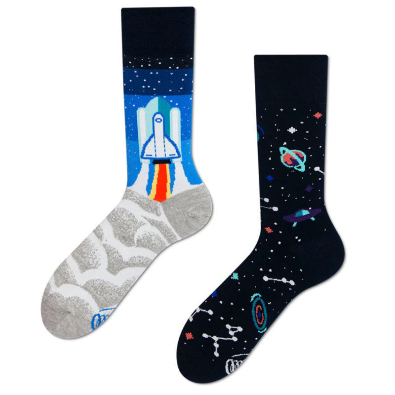 Space Trip Adult Crew Socks | Bookazine HK