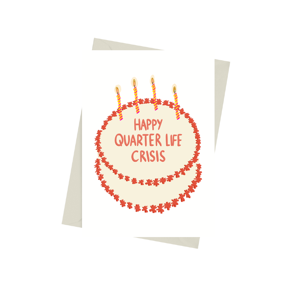 Happy Quarter Life Crisis Card | Bookazine HK