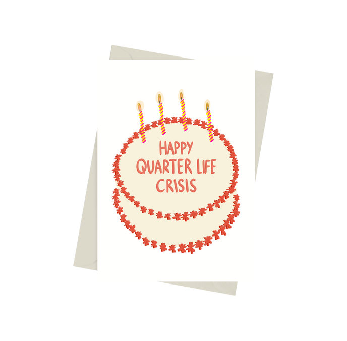 Happy Quarter Life Crisis Card | Bookazine HK