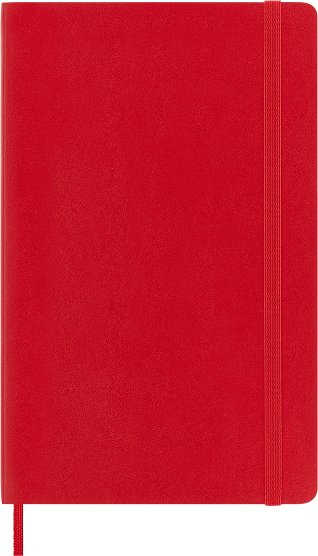 Large Squared Notebook Scarlet Red Softcover | Bookazine HK