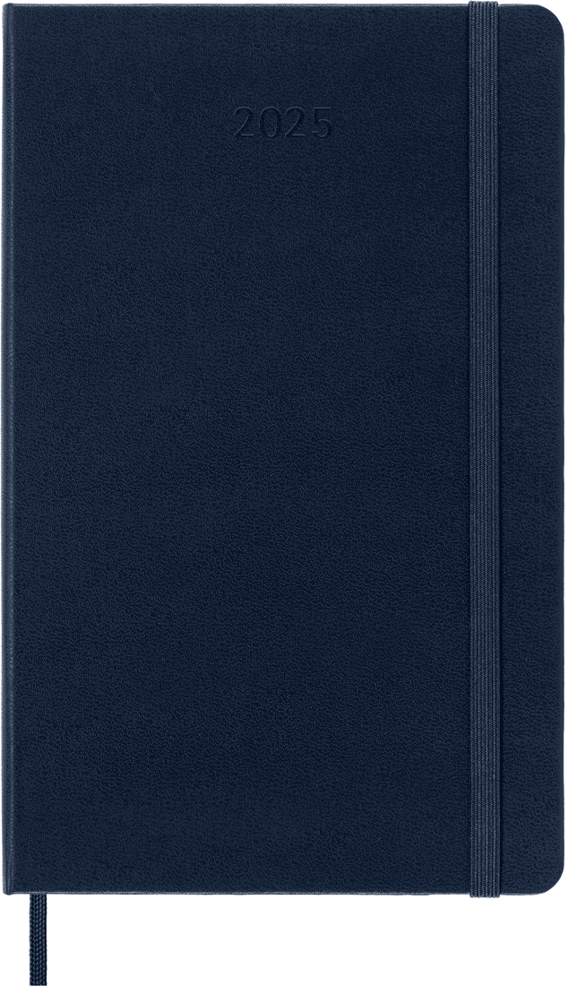 12M Weekly Planner Large Hardcover Sapphire Blue | Bookazine HK