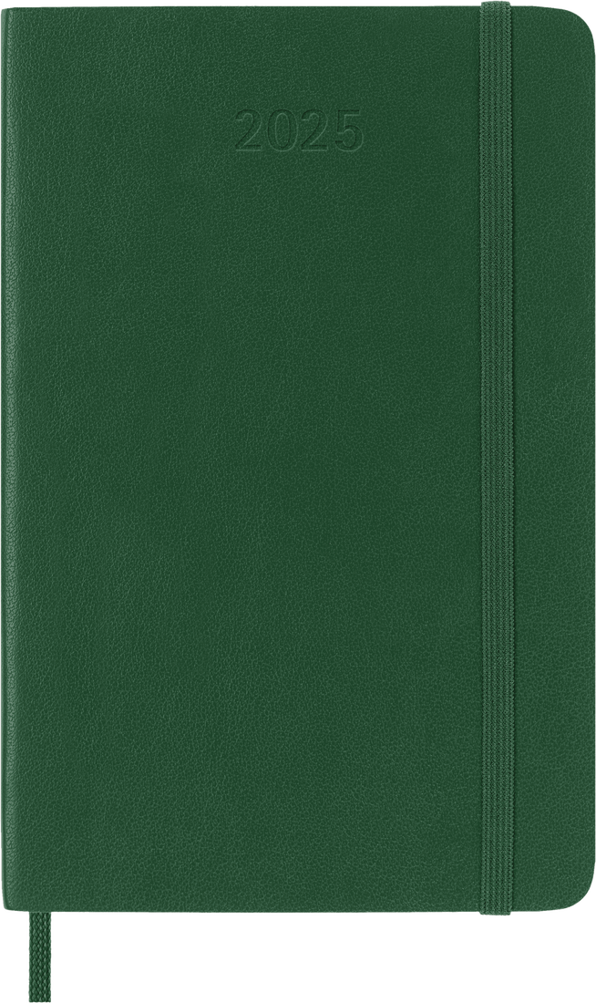 12M Weekly Pocket Planner Softcover Myrtle Green | Bookazine HK