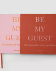 Be My Guest Guest Book Rust/Pink