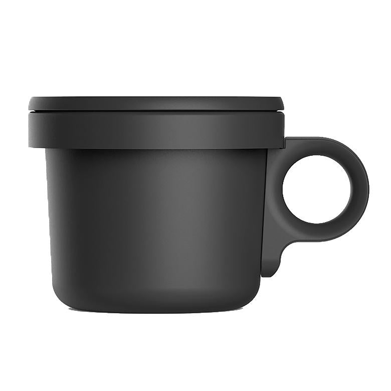 Black/Black Mug With Removable Handle 240ml | Bookazine HK