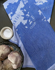 Hong Kong Blue Tea Towel
