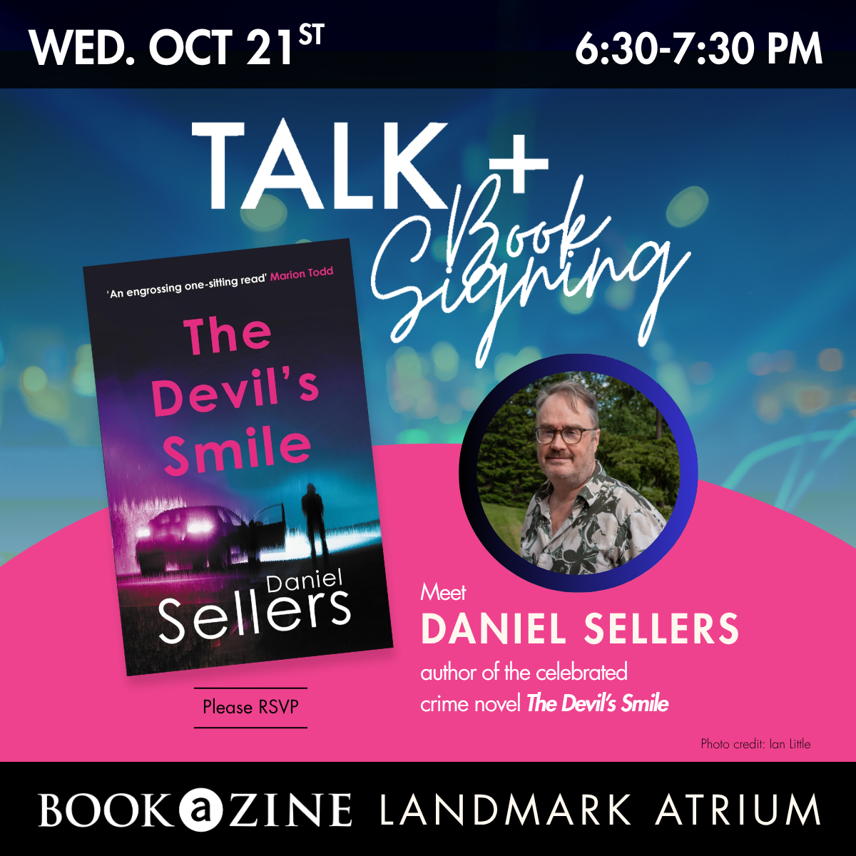 Talk + Book Signing with Author Daniel Sellers