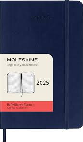 12M Daily Pocket Planner Softcover Sapphire Blue | Bookazine HK