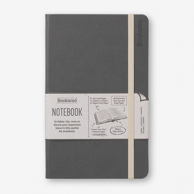 Bookaroo A5 Charcoal Notebook | Bookazine HK