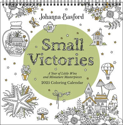 Johanna Basford, Small Victories Coloring Wall Calendar | Bookazine HK