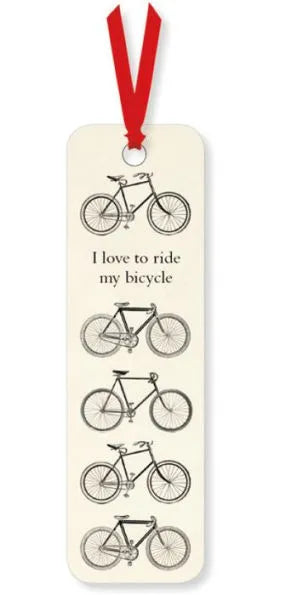 I Love To Ride My Bicycle Bookmark | Bookazine HK