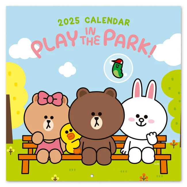 Line Friends Wall Calendar 2025 | Bookazine HK