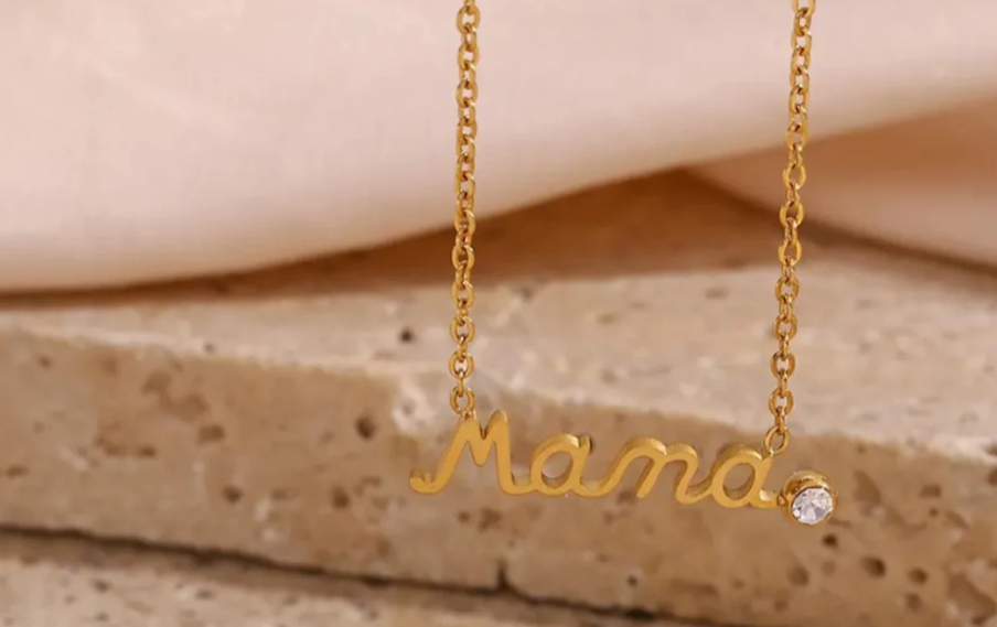 Mama Mini Zircon Necklace | Bookazine HK