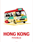 Hong Kong Red Minibus Offset Print | Bookazine HK