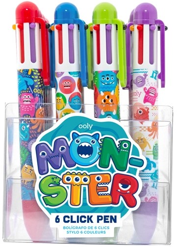 6 Click Pens Monster | Bookazine HK