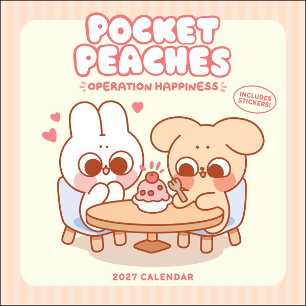 Pocket Peaches Wall Calendar 2027