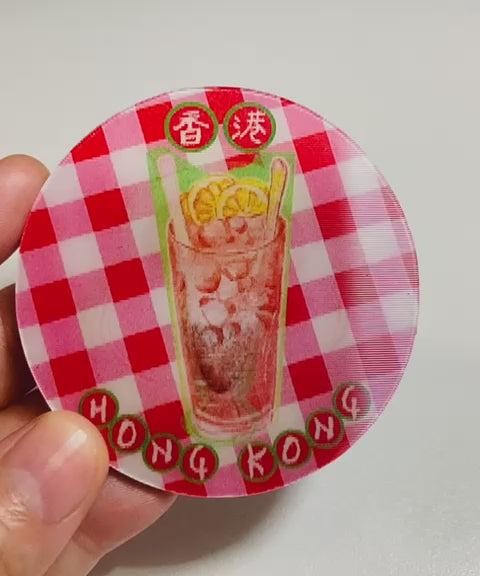 Hong Kong Drinks Lenticular Magnet | Bookazine HK