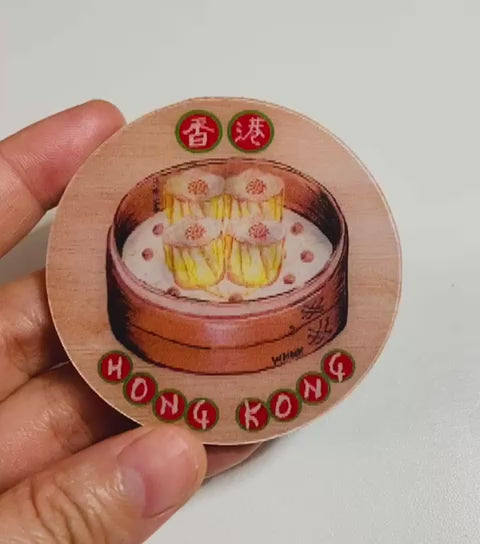 Dim Sum Lenticular Magnet | Bookazine HK