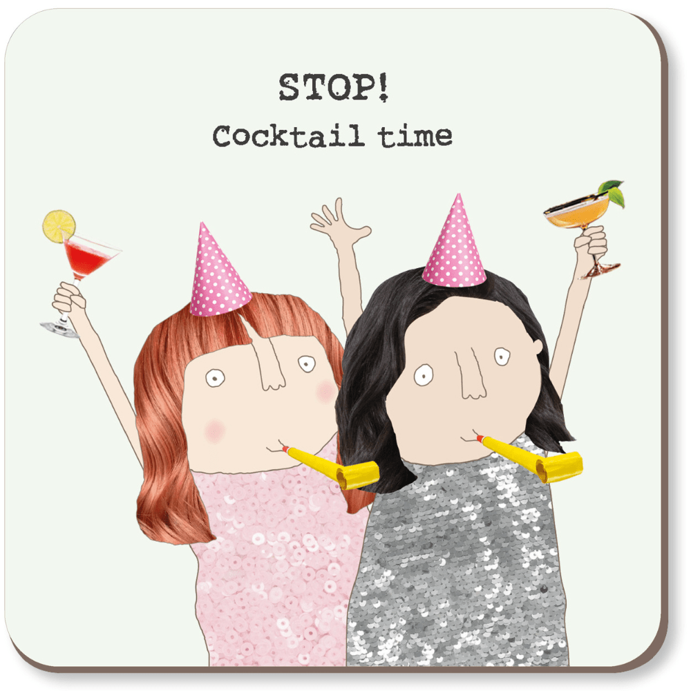 Stop! Cocktail Time Coaster | Bookazine HK