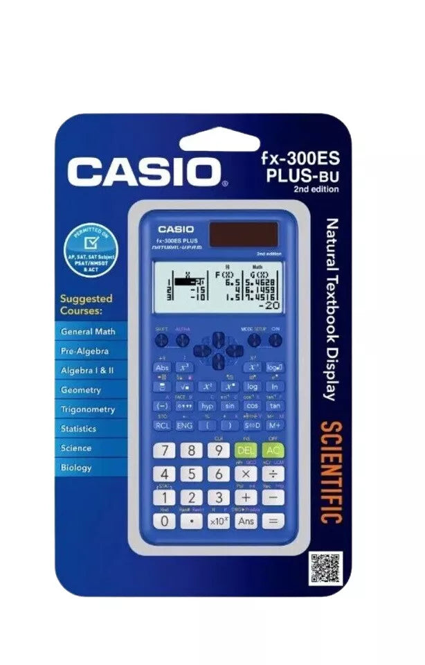 Casio Scientific Calculator Blue | Bookazine HK