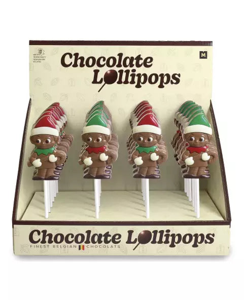 Elf Milk Chocolate Assorted Lollipop 30G