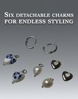 Ceramic Beads Inter Changeable Earrings