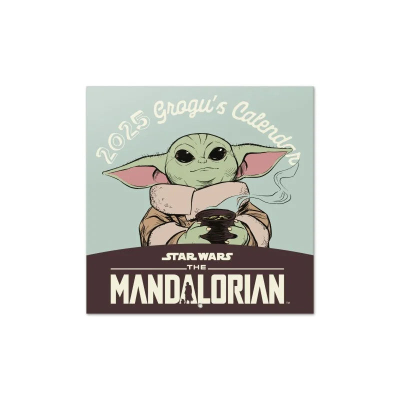 Star Wars The Mandalorian Grogu Wall Calendar 2025 | Bookazine HK