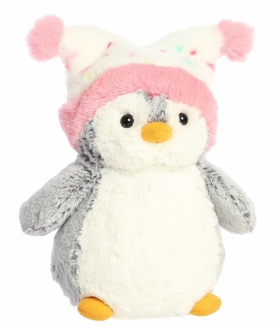 Pompom Confetti Hat Penguin 9 Inch | Bookazine HK