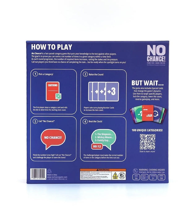 No Chance! - Base Game
