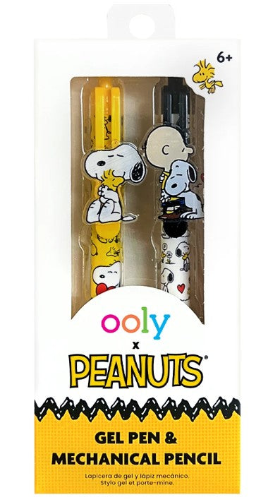 Ooly X Peanuts: Gel Pen & Mechanical Pencil (Set of 2) | Bookazine HK