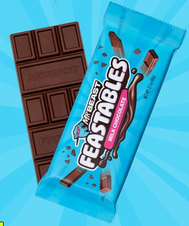 Mr. Beast Feastable – Milk Chocolate 60g | Bookazine HK