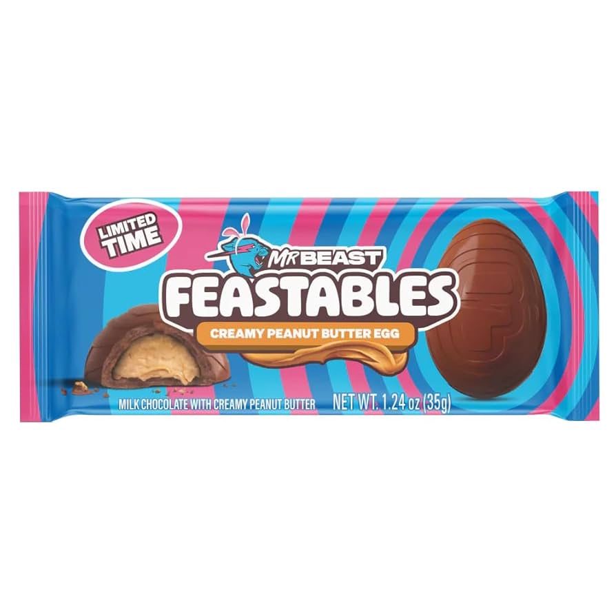 Mr. Beast Feastable – Creamy Peanut Butter Egg Chocolate 35g | Bookazine HK