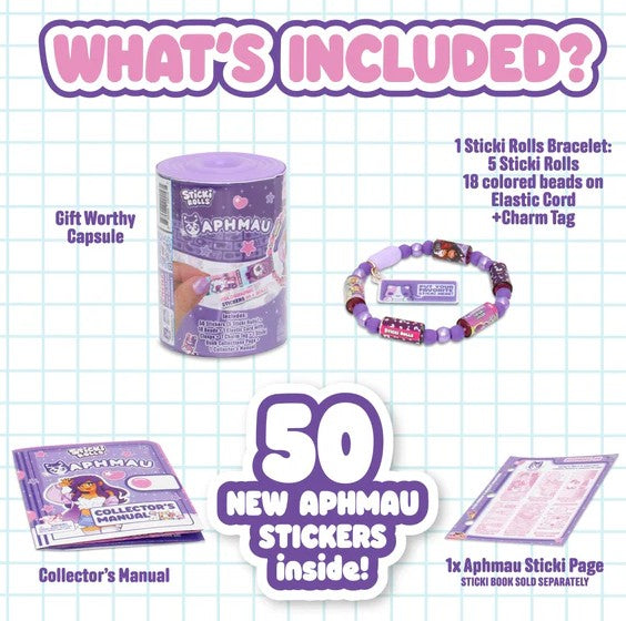 Sticki Rolls Aphmau Sticki Bands Capsule