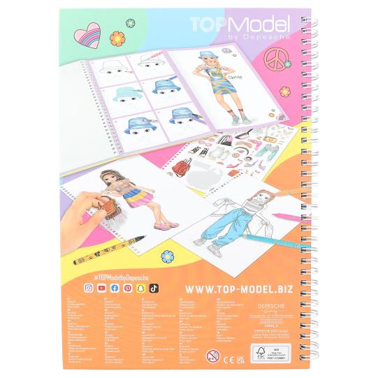 TOPModel Colouring Book W/ Pen Set | Bookazine HK