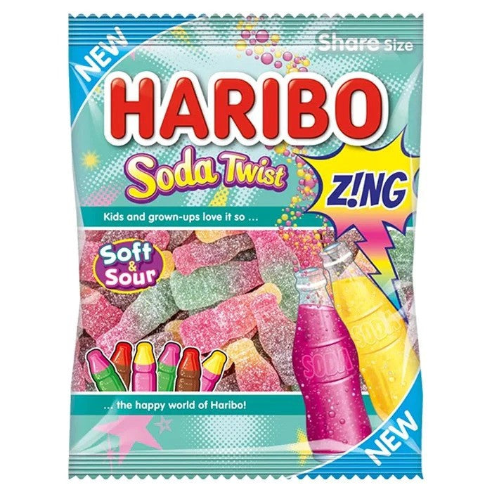 Haribo Soda Twist Z!ng 160g | Bookazine HK