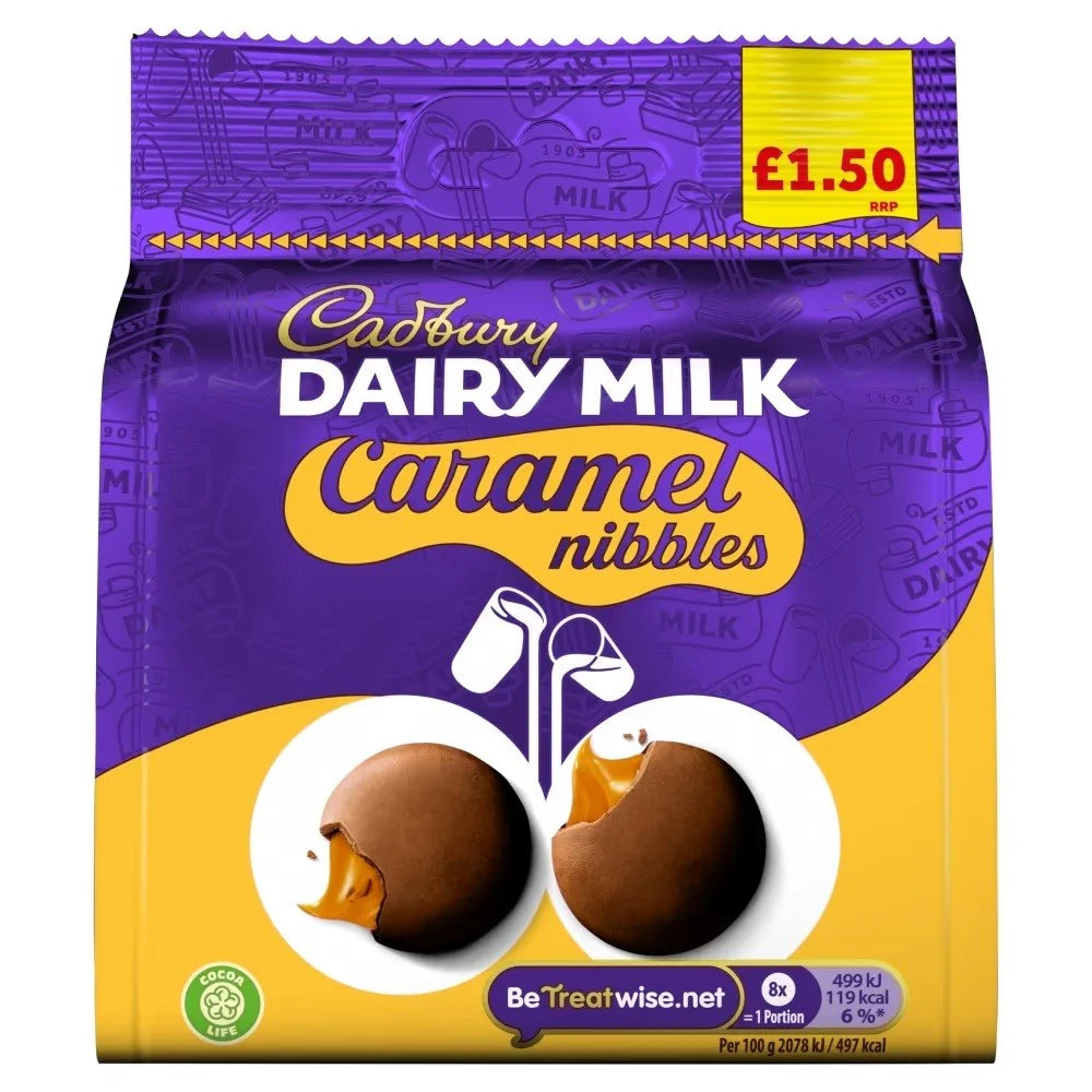 Cadbury Caramel Nibbles Bag 85G | Bookazine HK