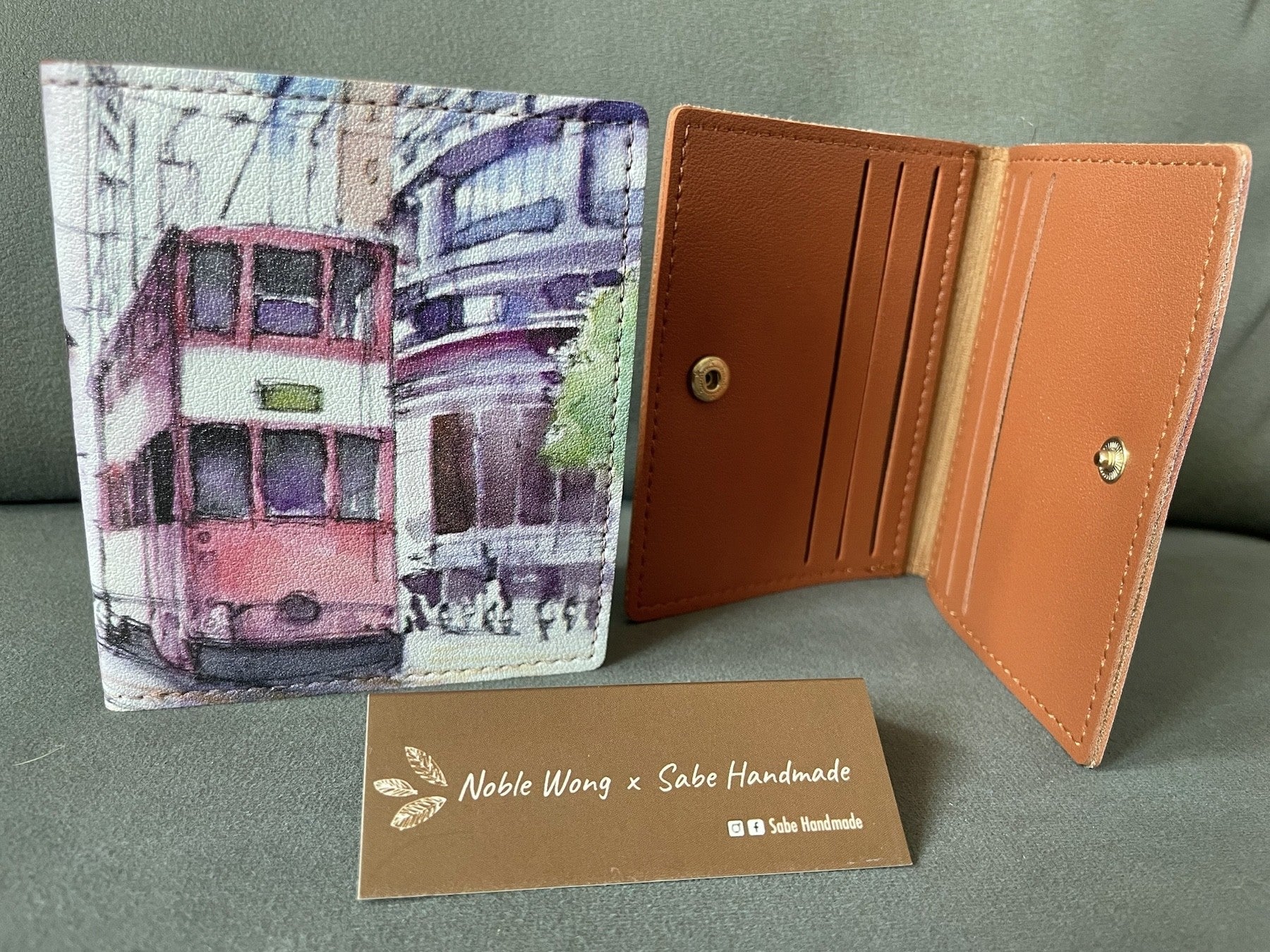Hk Tram Leather Card Case | Bookazine HK