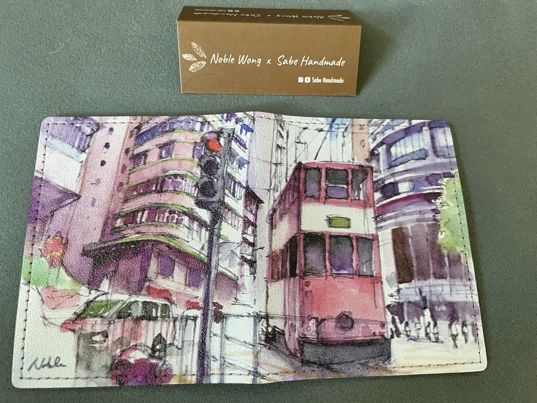 Hk Tram Leather Card Case | Bookazine HK